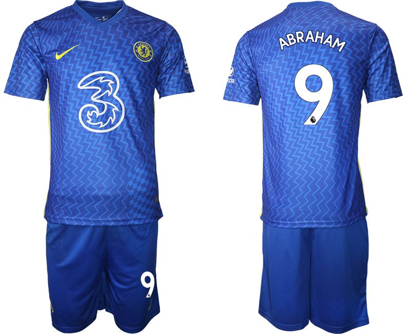Men 2021-2022 Club Chelsea FC home blue #9 Nike Soccer Jersey